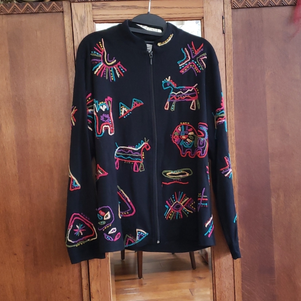 Jacket by Chicos Spa Size 3